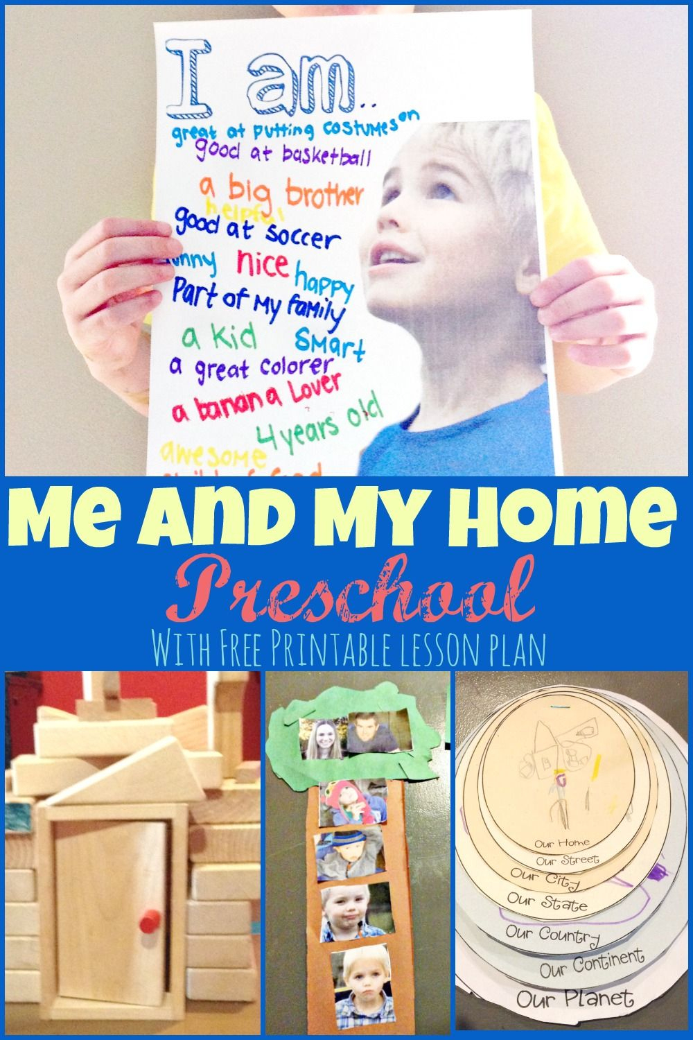 Me And My Home Preschool Week (With Images) | Preschool