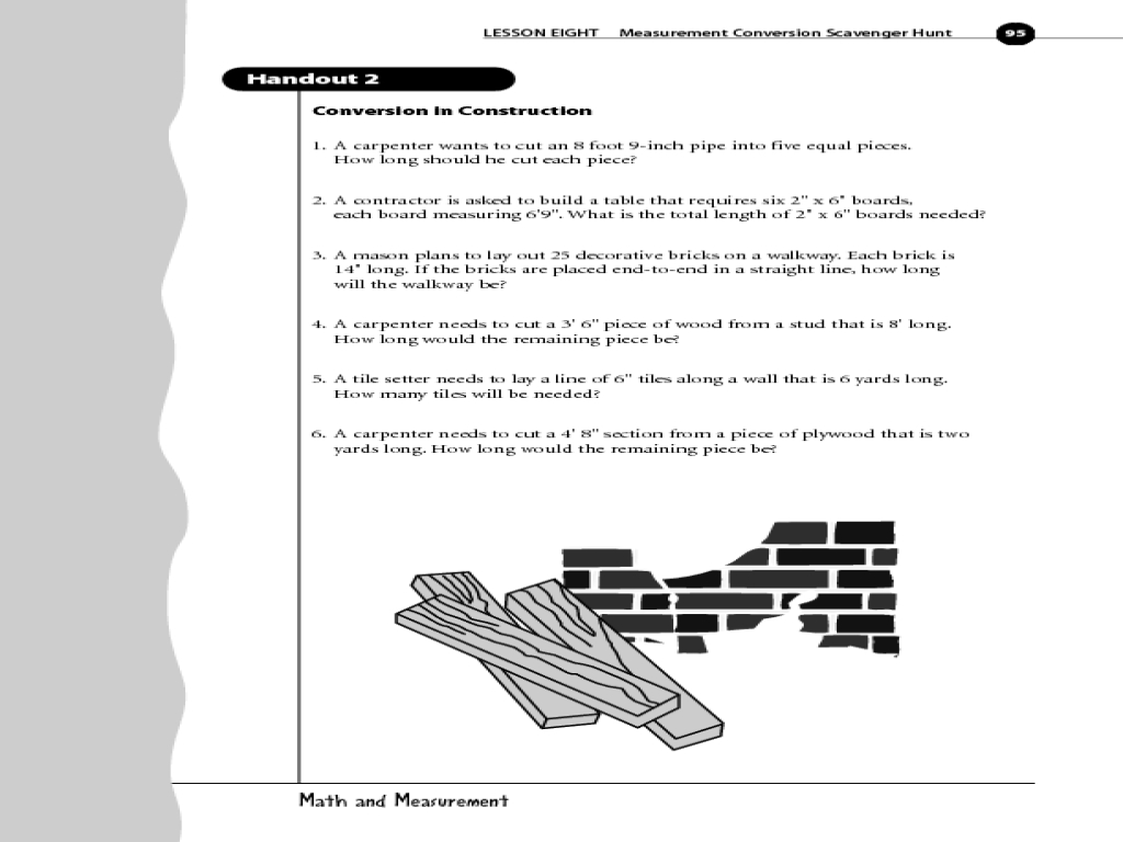 Measurement Conversion Scavenger Hunt Lesson Plan | Lesson