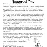 Memorial Day Printable Activities That Are Current