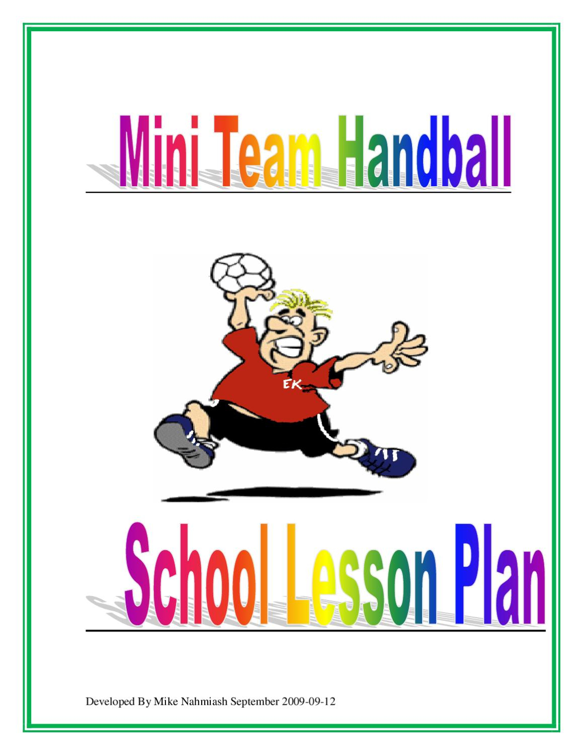 Mini Handball Lesson Planalberta Team Handball