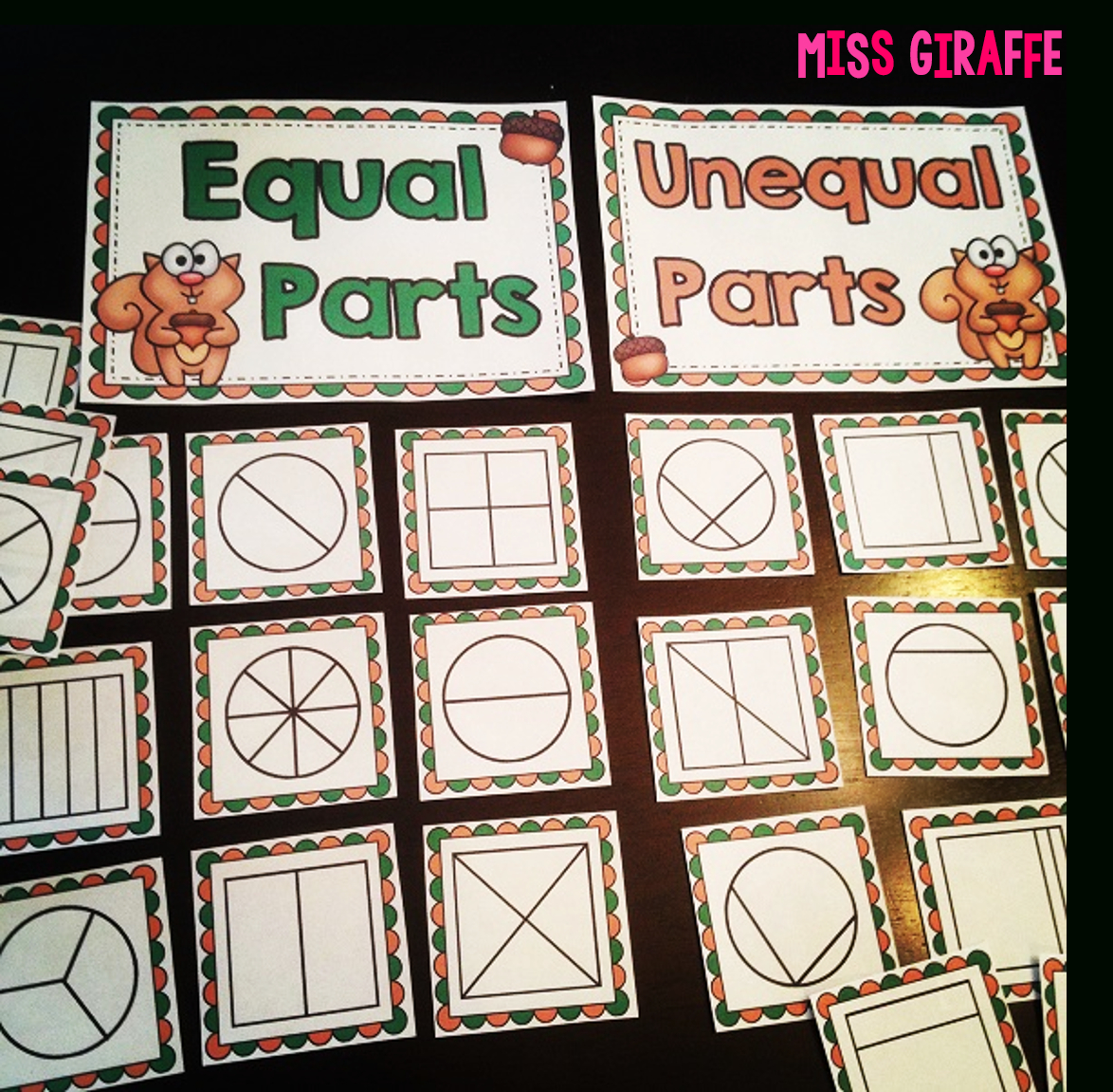 Miss Giraffe&amp;#039;s Class: Fractions In First Grade