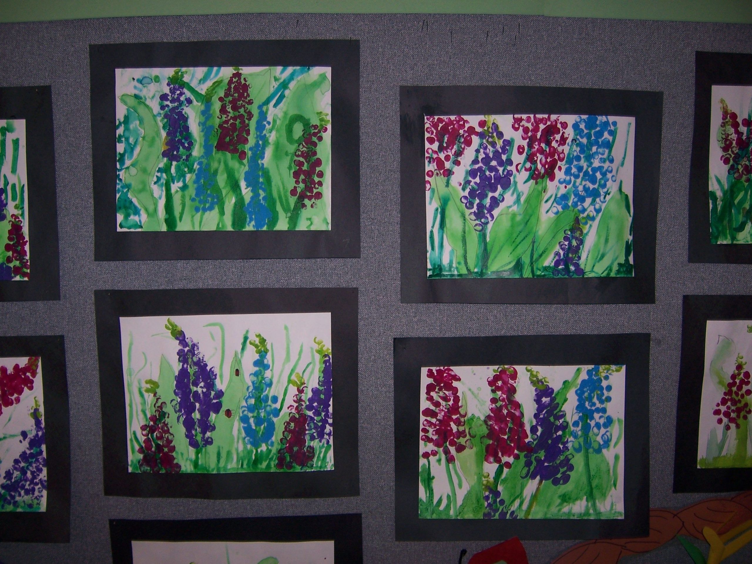 Miss Rumphius Paint Project | Spring Art Projects, Spring