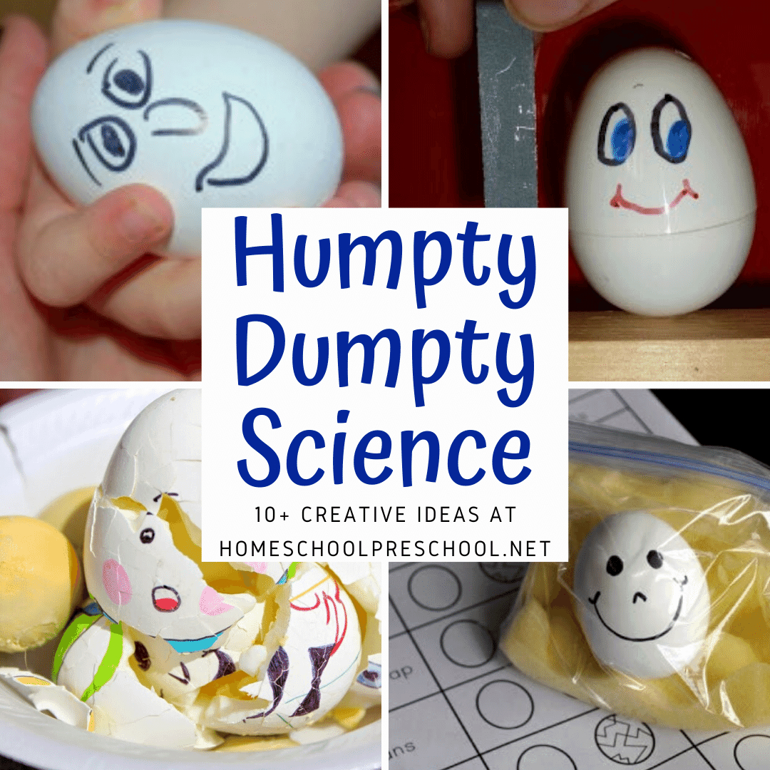 More Than 10 Humpty Dumpty Preschool Science Activities