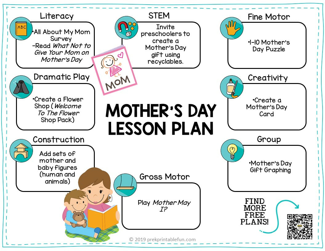 Mother&amp;#039;s Day Preschool Lesson Planning Ideas - Pre-K