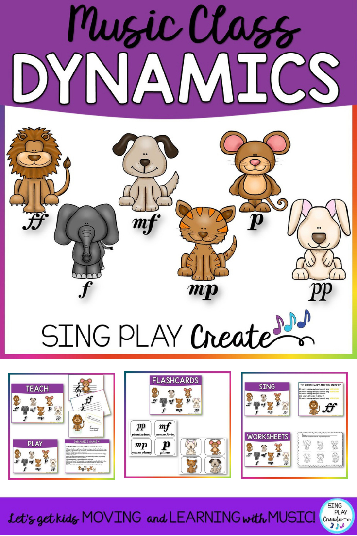 Music Class Dynamics | Elementary Music Lessons, Preschool