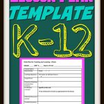 Music Lesson Plan Template   Elementary Music   Secondary