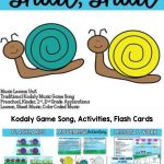 Music Lesson Unit "snail, Snail" Kodaly Game Song