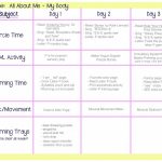 My Body” Lesson Plan | Lesson Plans For Toddlers, All About