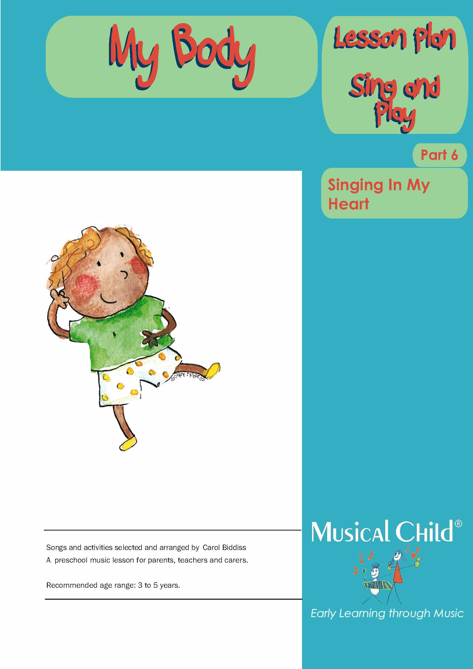 My Body Preschool Music Lesson Plan 6