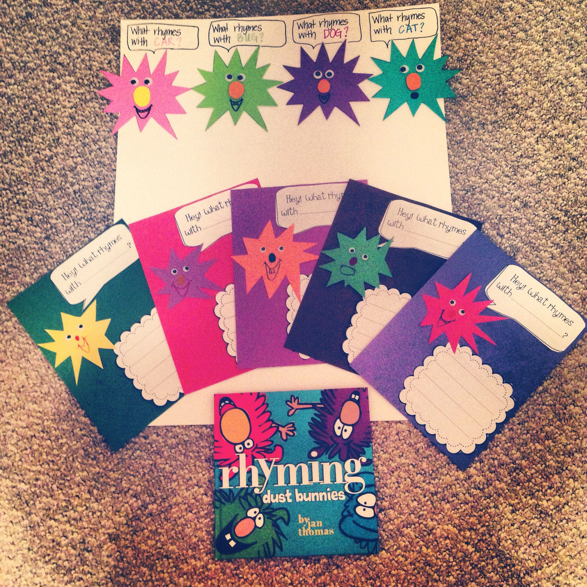 My Finished Product! Kindergarten Lesson Plan--Rhyming Dust