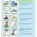 Natural Disasters Matching Exercises | Natural Disasters For