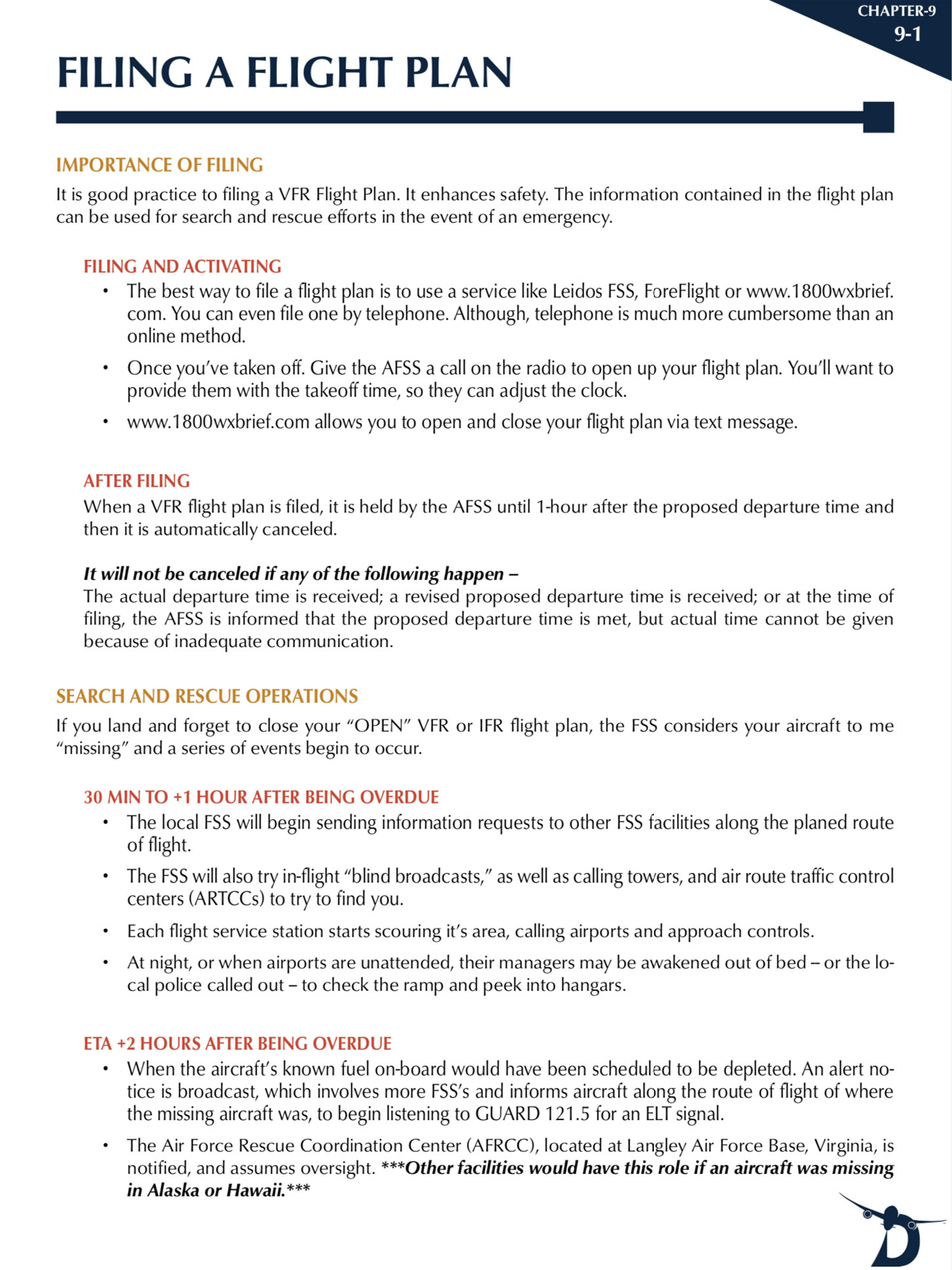 Navigation And Flight Planning — Divergent Aerospace, Ltd.