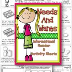 Needs And Wants Informational Reader & Activity Sheets