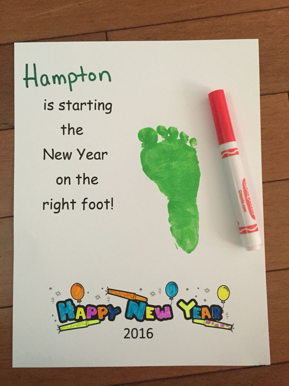 New Year Activity For Preschoolers. New Years Craft | New