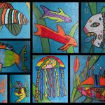 Ocean Creatures In Children's Art + Freebie Mp3 | Art