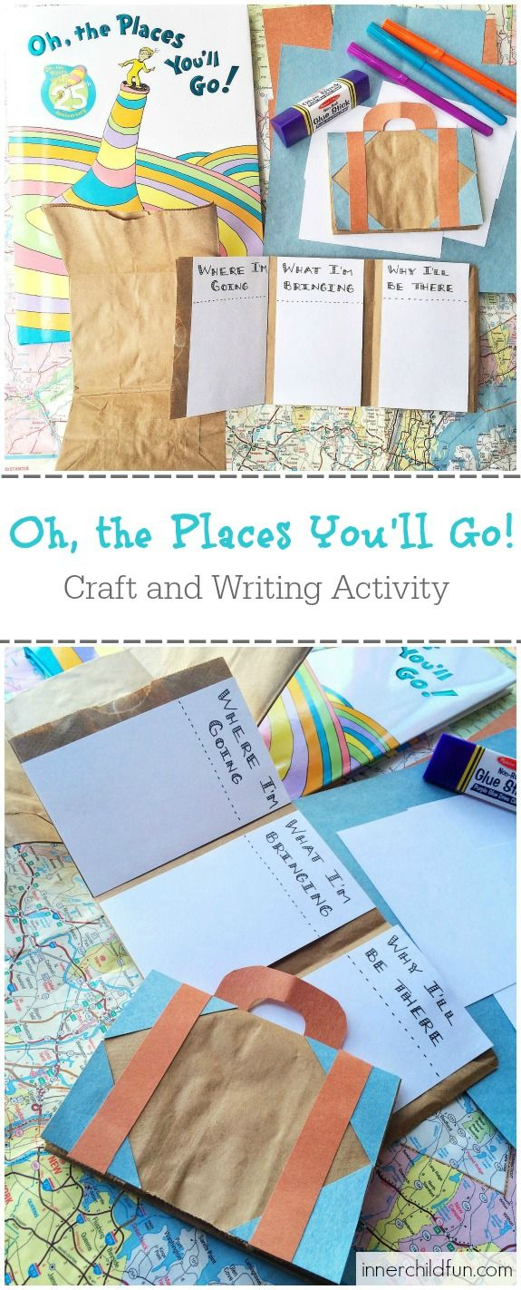 Oh, The Places You&amp;#039;ll Go | Writing Activities, Dr Seuss Day