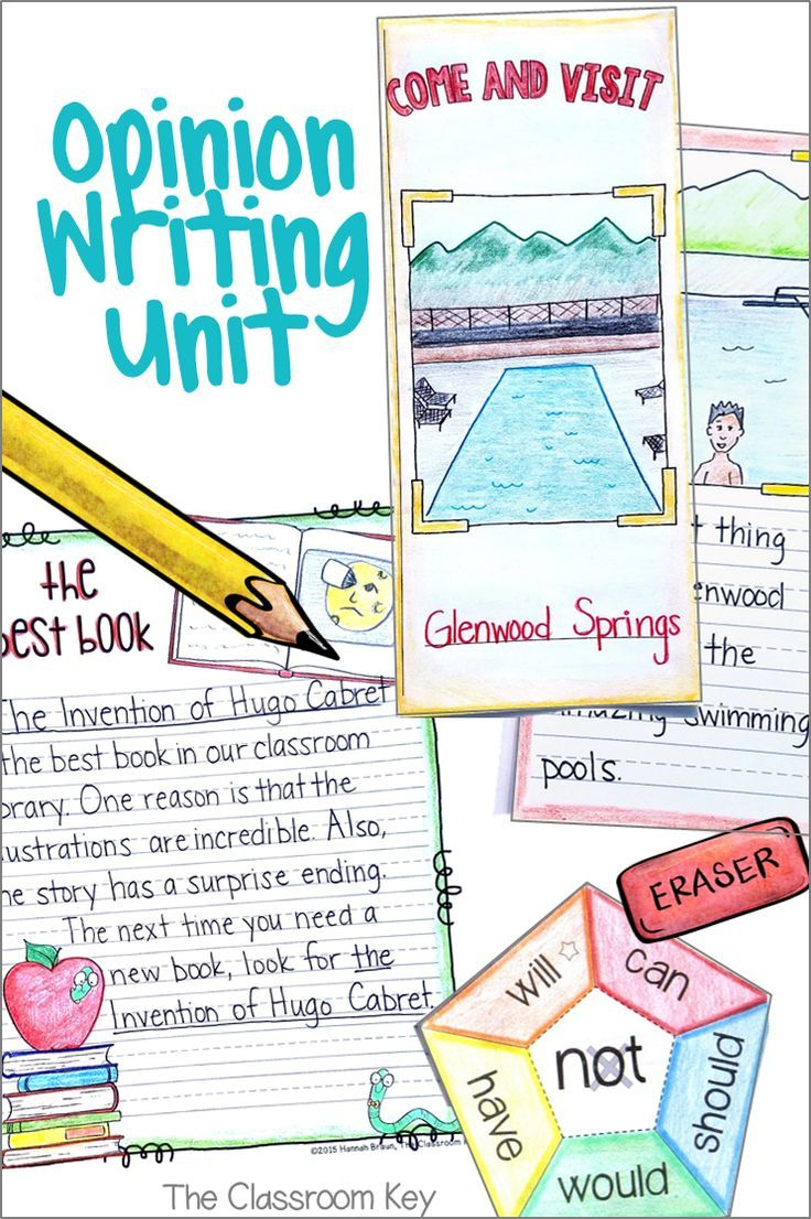 Opinion Writing Unit For 2Nd Or 3Rd Grade | Opinion Writing