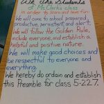 Our Class Preamble (We'll Sign At The Bottom). | Social