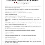 Outdoor Safety For Preschoolers | Safety Rules For Outdoor