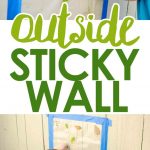 Outside Sticky Wall | Fun Outdoor Activities, Outdoor