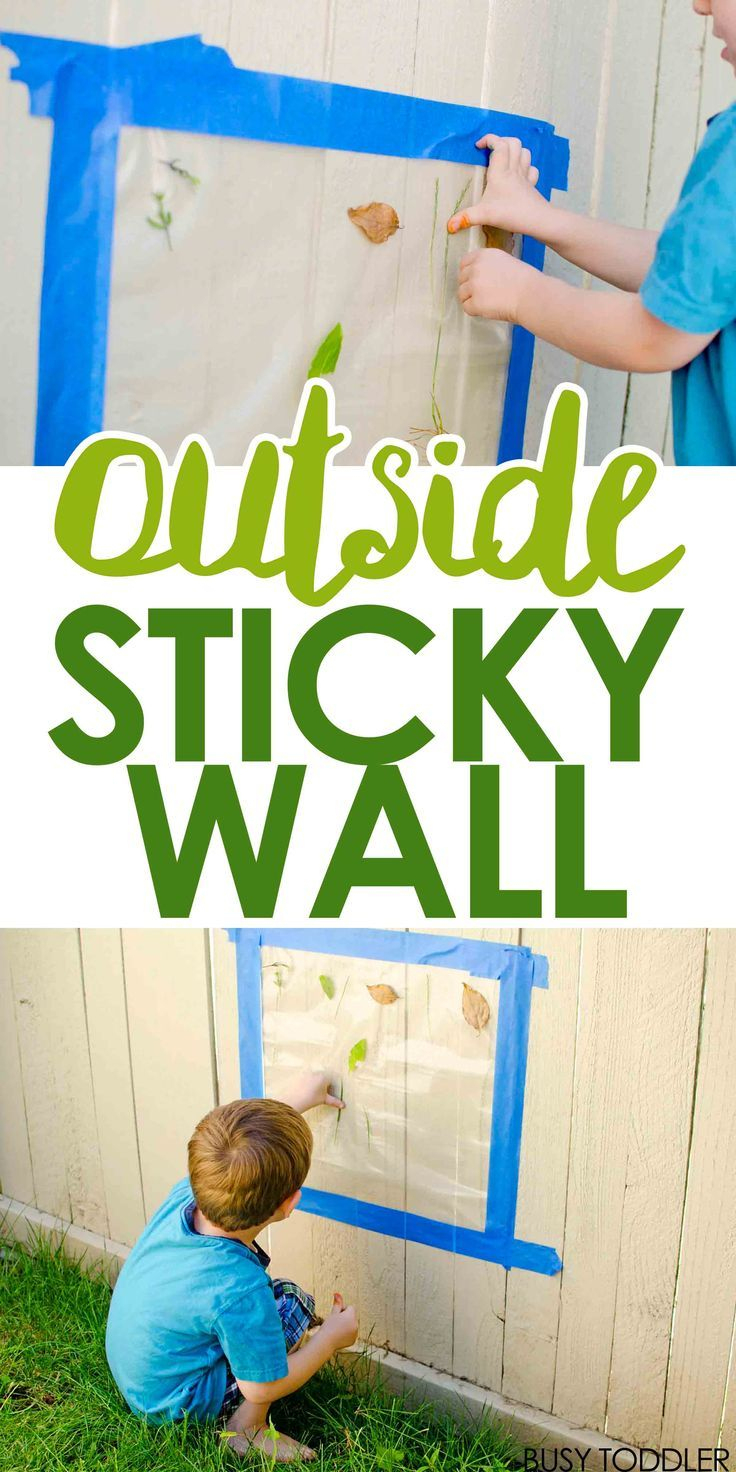 Outside Sticky Wall | Fun Outdoor Activities, Outdoor