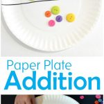 Paper Plate Addition Game | Math For Kids, Math Addition