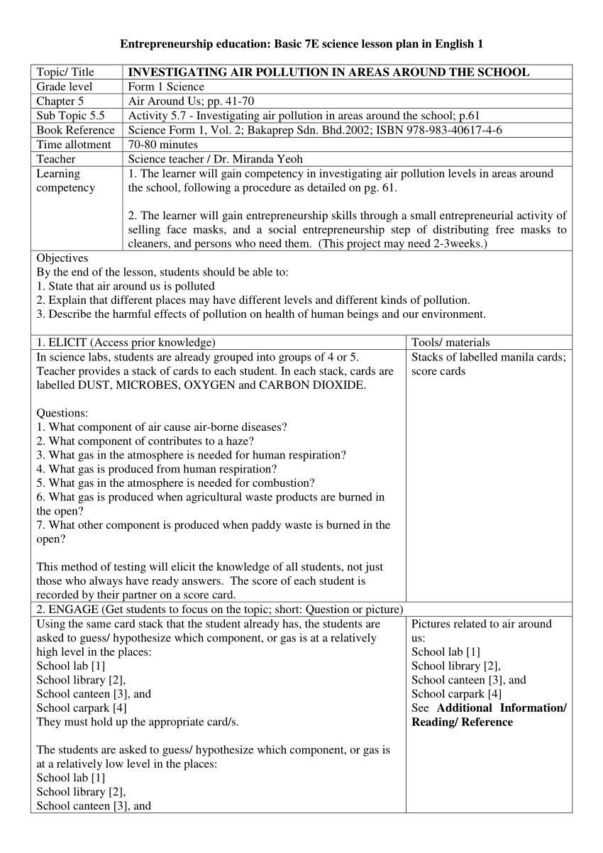 business plans lesson 2 unit 4