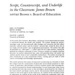 Pdf) Script, Counterscript, And Underlife In The Classroom