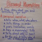 Personal Narrative Anchor Chart   2Nd Grade | Classroom