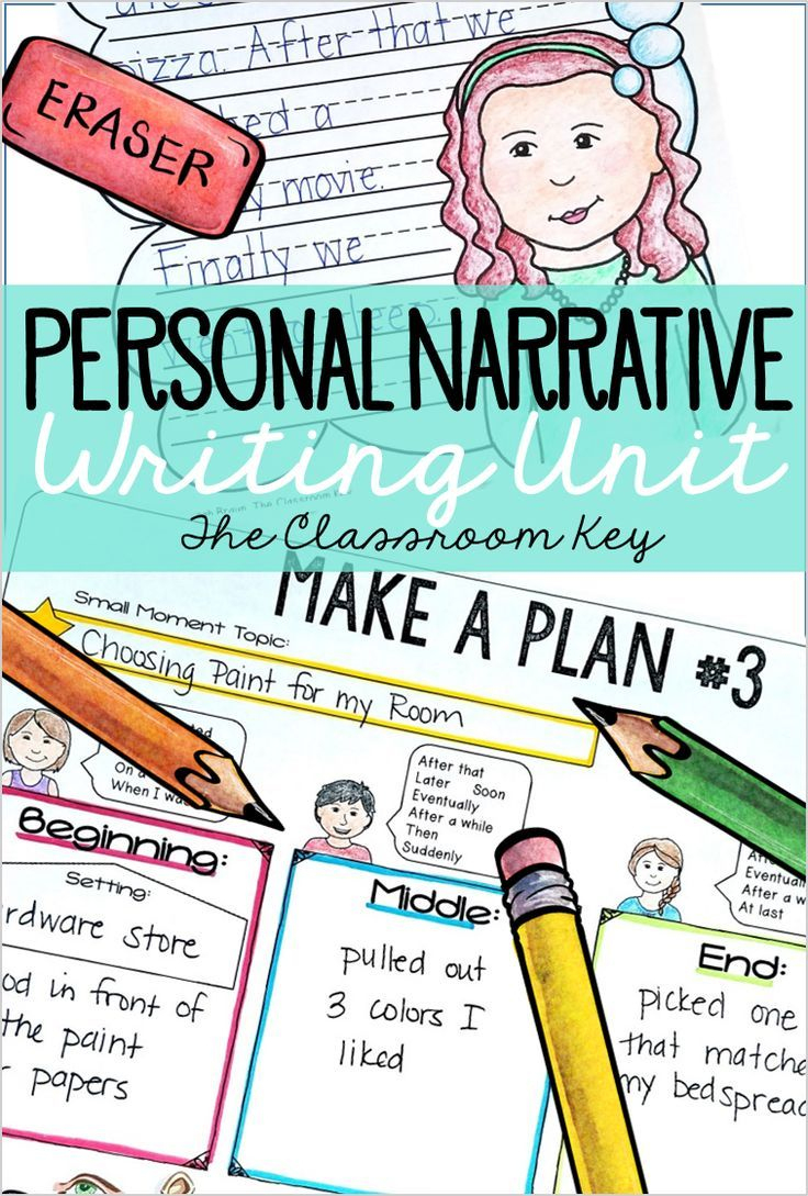 Personal Narrative Writing Unit For 2Nd Or 3Rd Grade