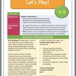 Physical Activity English Lesson Plan For Grades 3 5