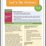 Physical Activity English Lesson Plan For Grades K 2 | Math