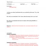 Physical Education Lesson Plan   Missouri Western State