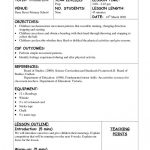 Physical Education Lesson Plan Template Recent Business