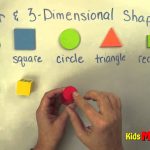 Planar And 3 D Shapes. Geometry Lesson On Shapes For Kindergarten & 1St  Graders