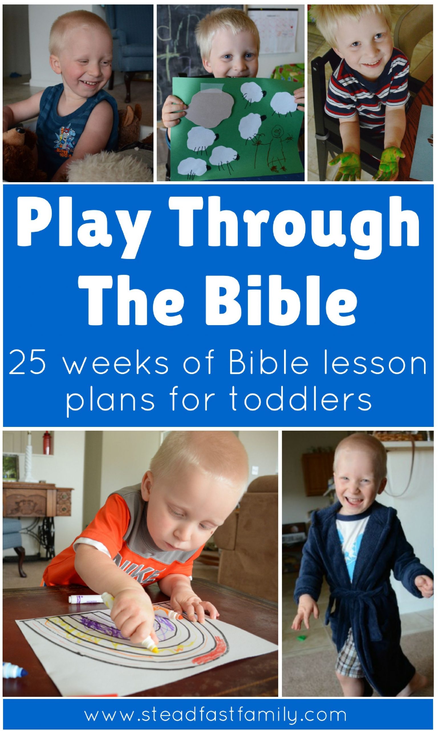 Play Through The Bible | Toddler Bible Lessons, Toddler
