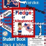 Pledge Of Allegiance, K 2, Student Reader, Reading