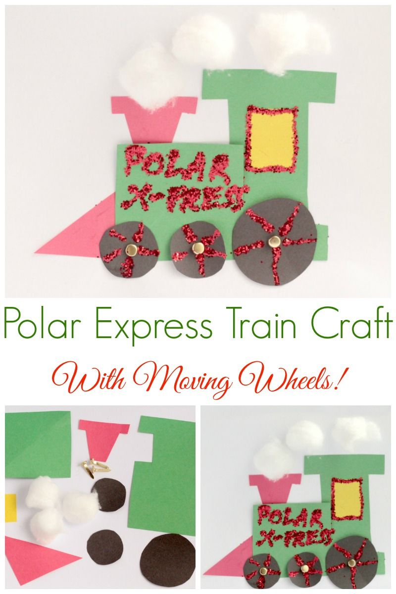 Polar Express Train Craft For Preschool Or Kindergarten