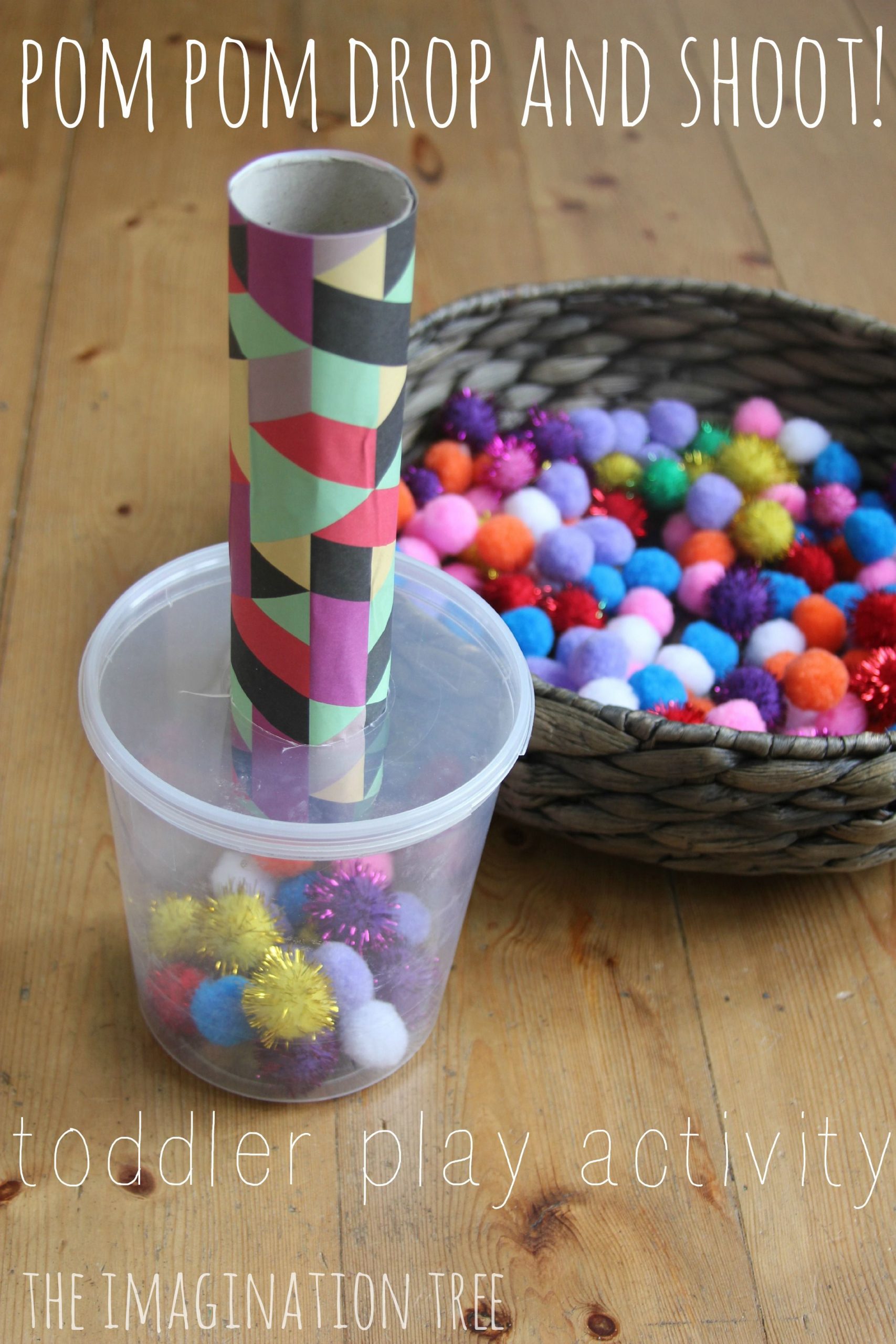 Pom Pom Drop And Shoot: Toddler Play (With Images) | Motor