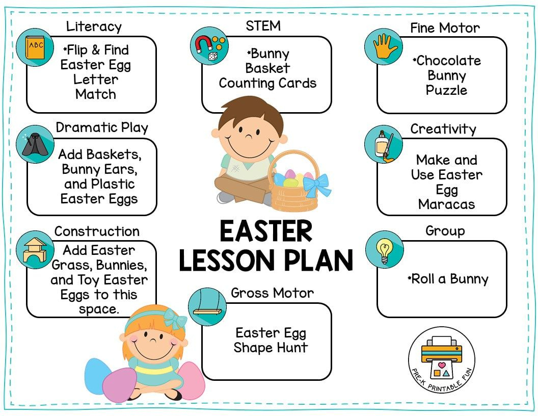 Pre-K Activities And Lesson Planning Ideas For Your Easter