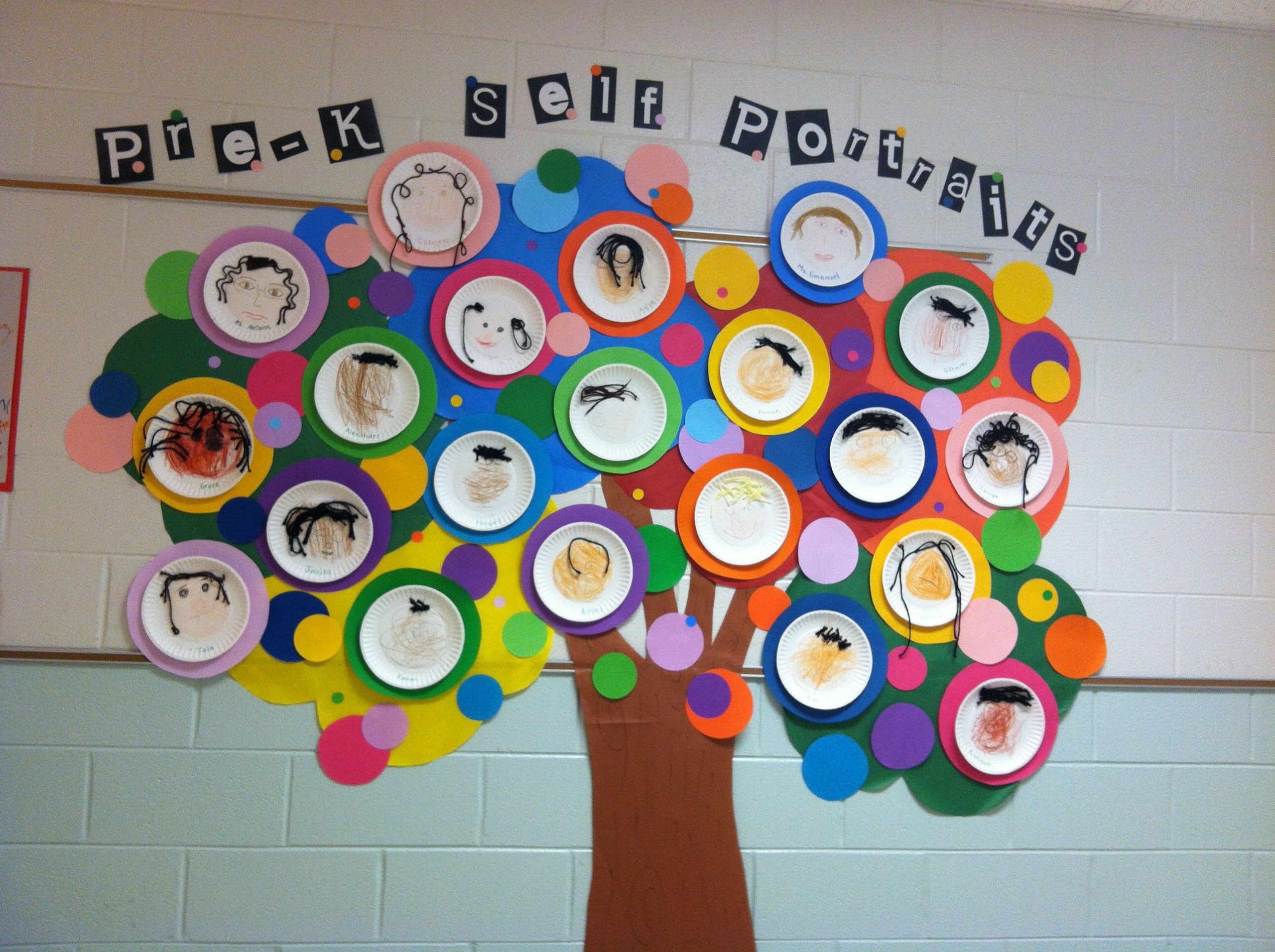 Pre-K Self Portraits During &amp;quot;all About Me&amp;quot; Unit (With Images