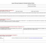 Pre Observation Lesson Planning Template Aligned With Fft Rubric