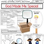 Preschool Bible Lessons: God Made Me Special (With Images