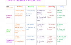 Preschool Lesson Plan Themes For November