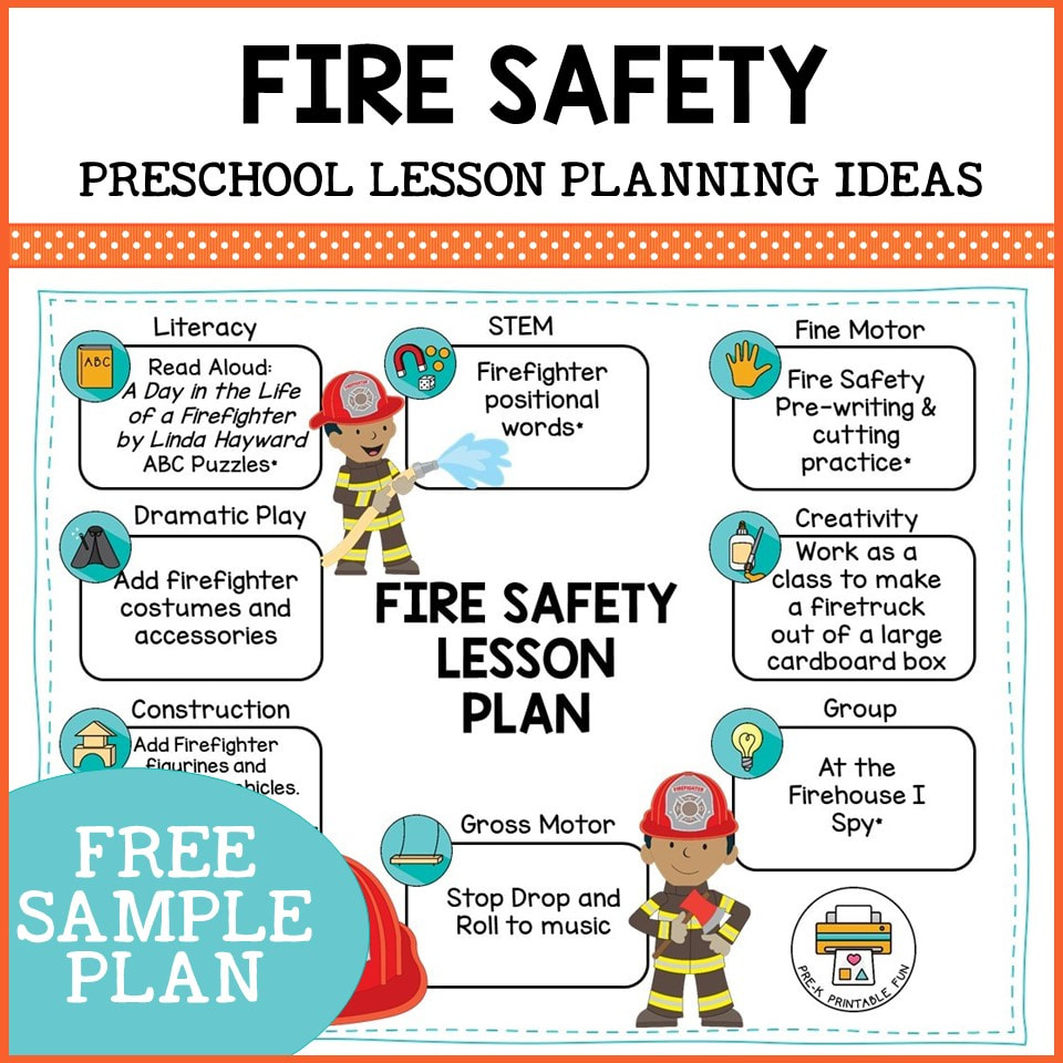 Preschool Fire Safety Lesson Planning Ideas - Pre-K