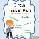 Preschool Lesson Plan Ideas For Circus Theme With Daily
