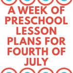 Preschool Lesson Plan Ideas Stars And Stripes With Daily
