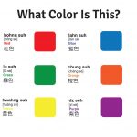 Preschool Mandarin Lesson Plan: What Color Is This