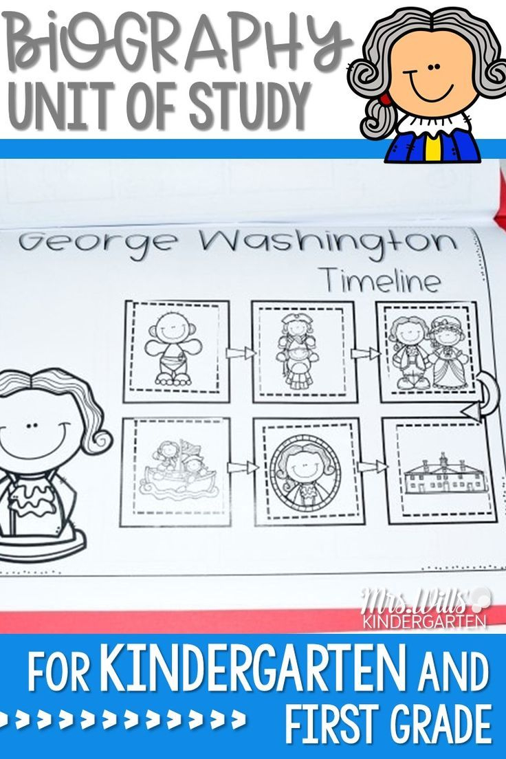 Presidents Day Biography Study Lesson Plans For Kindergarten