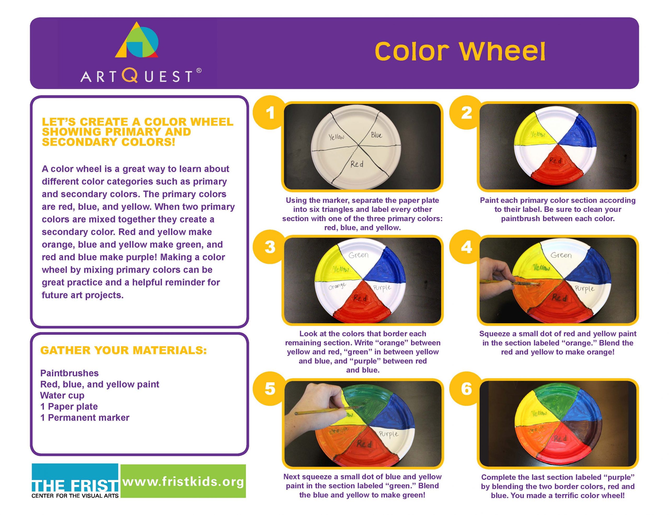 Primary, Secondary, And Tertiary Colors - Frist Art Museum